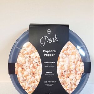 W&P Peak Collapsible Popcorn Popper Microwave Bowl Collapsible Easy Storage /2.L